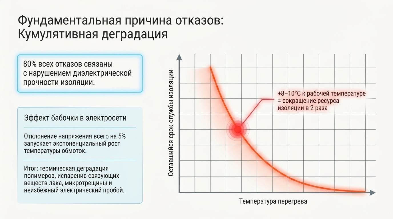 Причина отказов двигателя