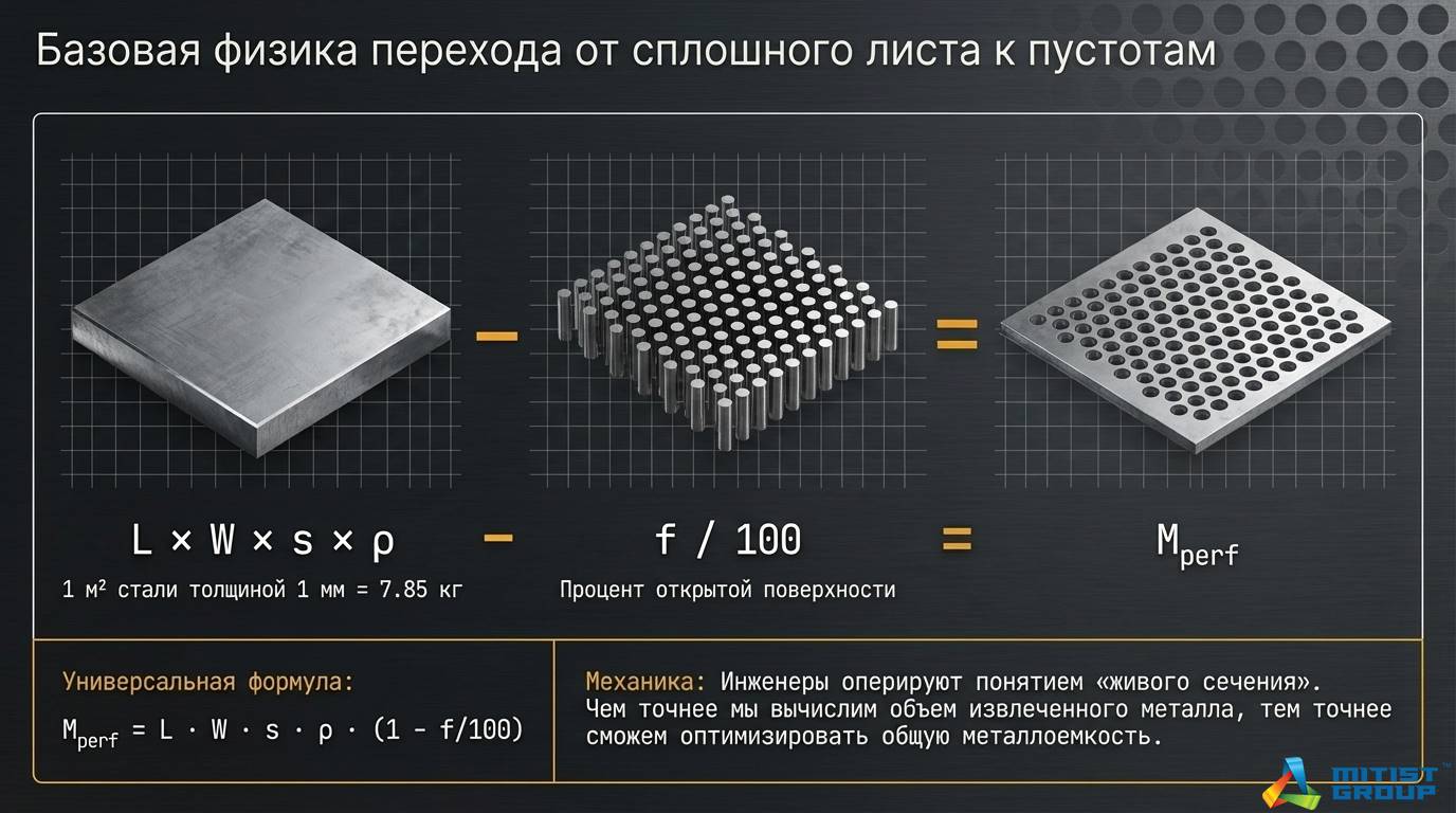 формула расчета перфолиста
