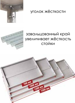 Стеллаж архивный СТФ 244-2.5